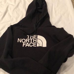 The north face black hoodie